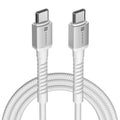 Portronics Konnect X 60W Type C to Type C Nylon Braided Cable 1M